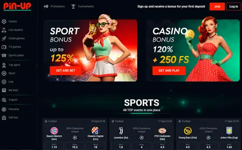 casino online pin up game slots betting